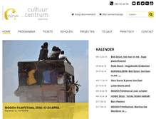Tablet Screenshot of c-minecultuurcentrum.be